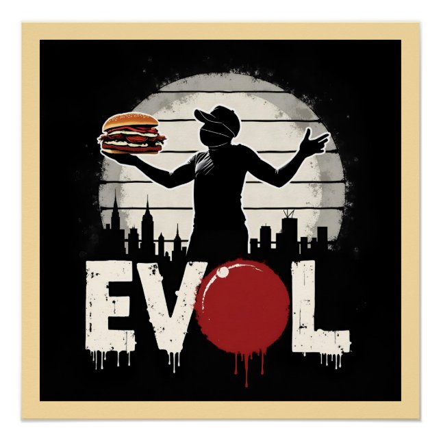 Póster Sandwich de Revolución - Gráfico de arte callejero (Anverso)