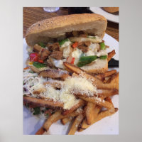 Sandwich de verduras con frijoles