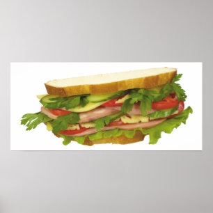 Póster Sándwich desagradable