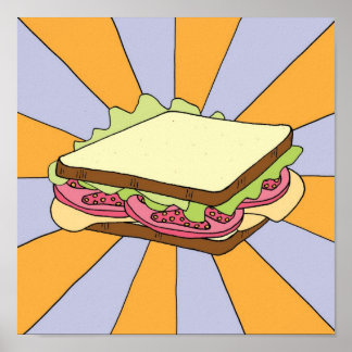 Póster Sandwich eléctrico