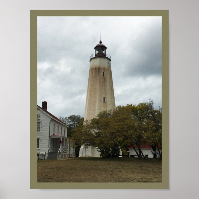 Póster Sandy Hook Lighthouse (Frente)