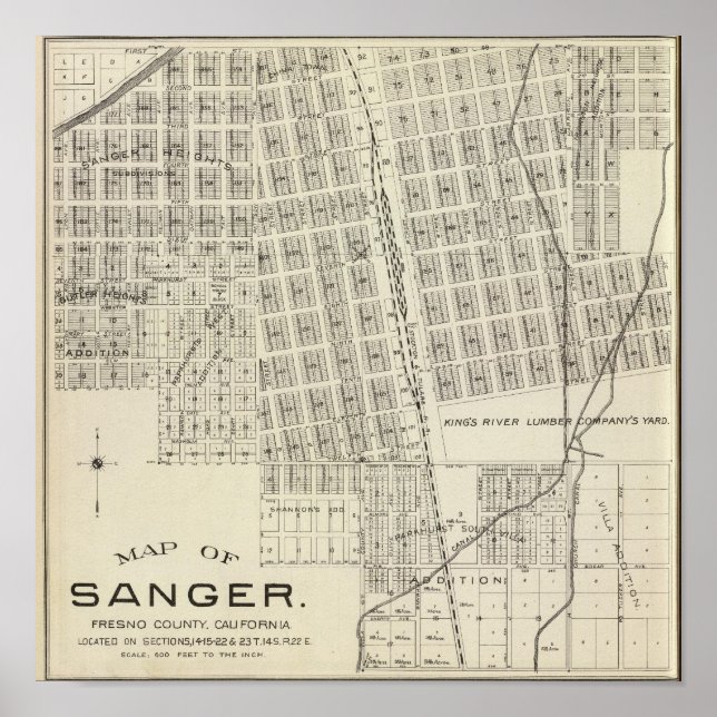 Póster Sanger, California 2 (Frente)