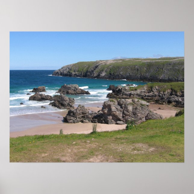 Póster Sango Bay, Durness, Escocia (Frente)