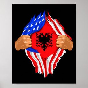 Póster sangre albanesa dentro de mí
