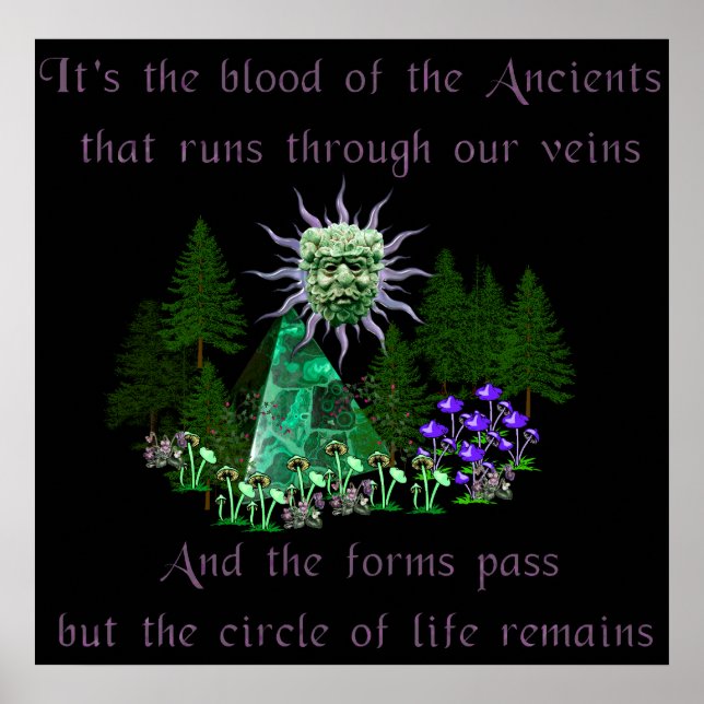 Póster Sangre De Los Antiguos (Frente)