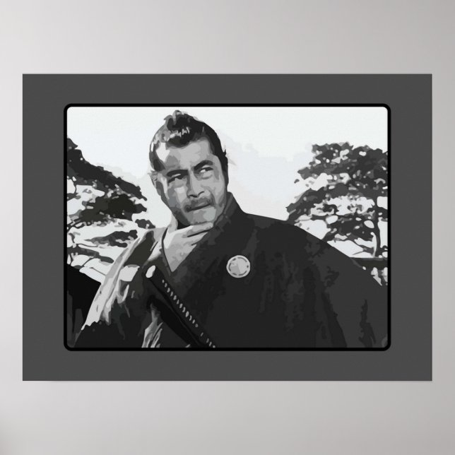 Póster Sanjuro Yojimbo Toshiro Mifune (Frente)