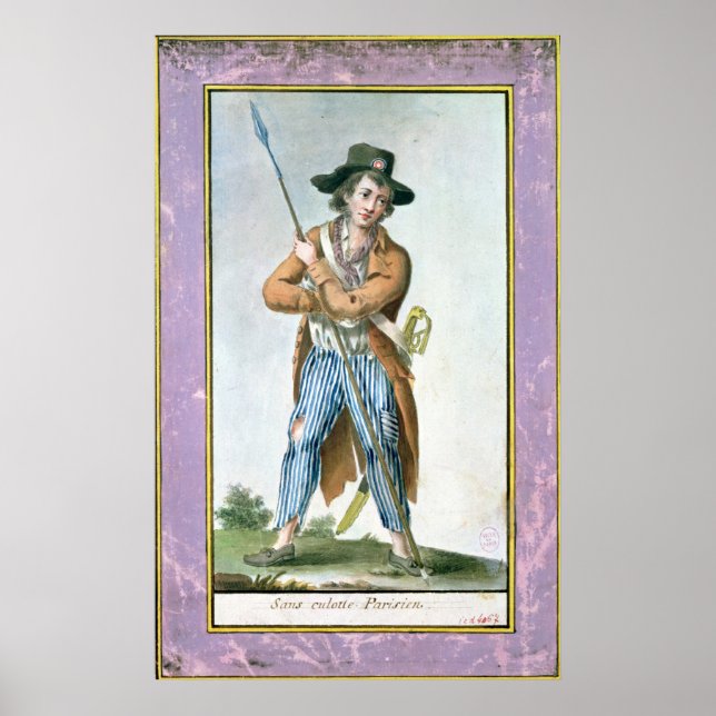 Póster Sans-culotte parisino (Frente)