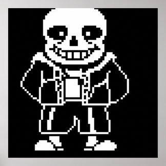 Póster Sans Undertale