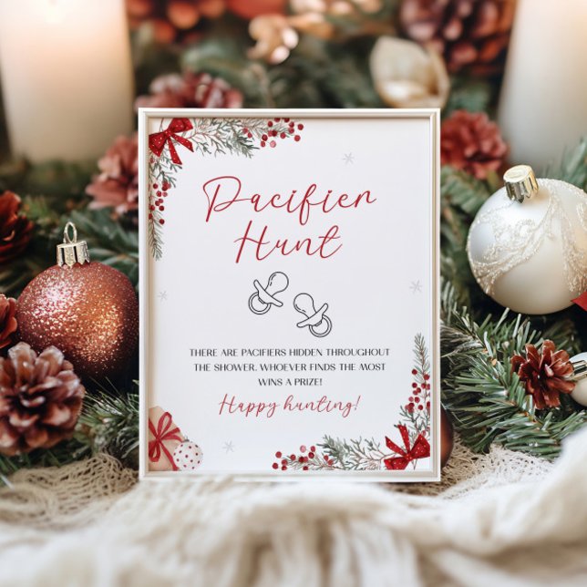 Póster Santa Baby Shower el Rótulo de Caza Pacificadora (Subido por el creador)