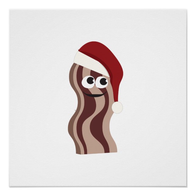 Póster Santa Bacon (Anverso)