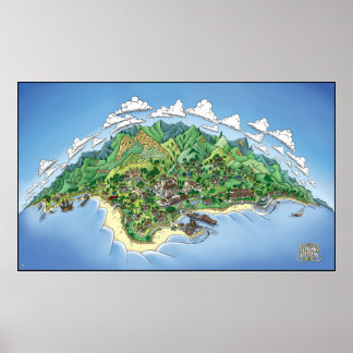 Póster Santa Barbaratopia