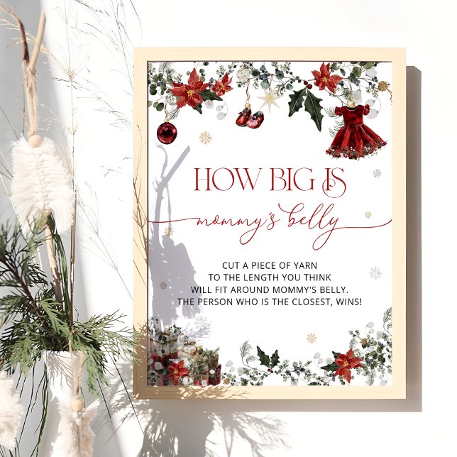 Póster Santa Bebé qué grande es el Belly de mamá (Subido por el creador)