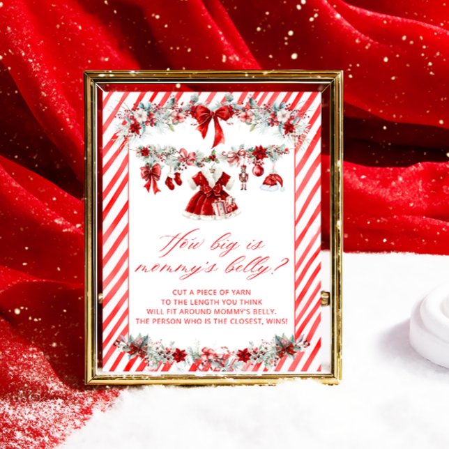 Póster Santa Bebé Red Qué grande es el Belly de mamá (Subido por el creador)