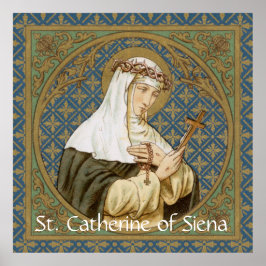 Póster Santa Catalina de Siena (BK 19)