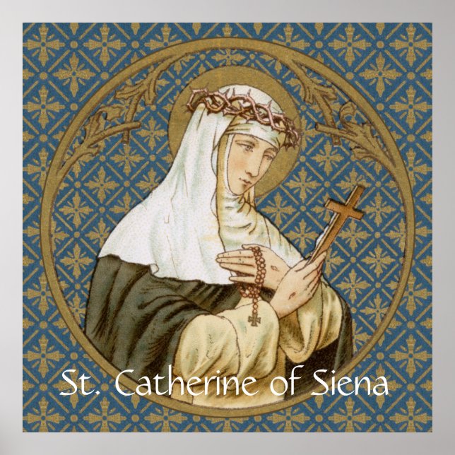 Póster Santa Catalina de Siena (BK 19) (Frente)