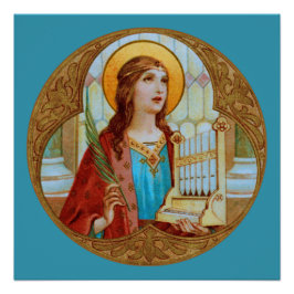 Póster Santa Cecilia de Roma (BK 003)