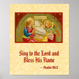 Póster Santa Cecilia de Roma (SNV 36)