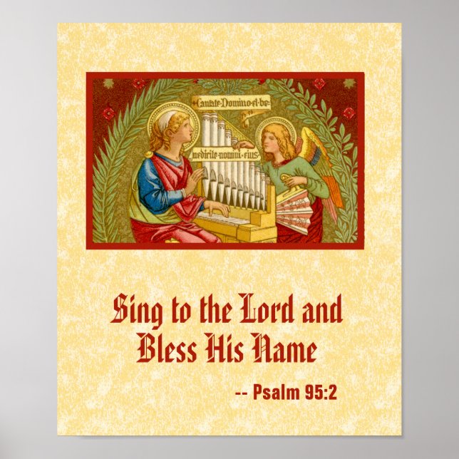 Póster Santa Cecilia de Roma (SNV 36) (Frente)