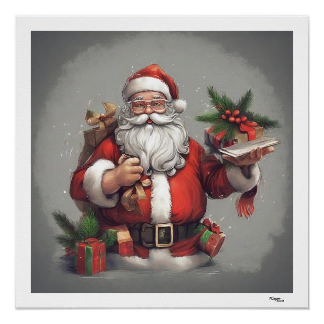 Póster Santa Claus (Anverso)