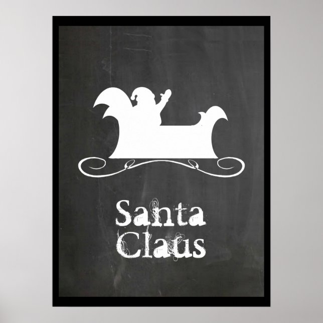 Póster Santa Claus (Frente)