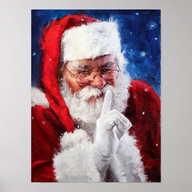 Póster santa claus (Frente)