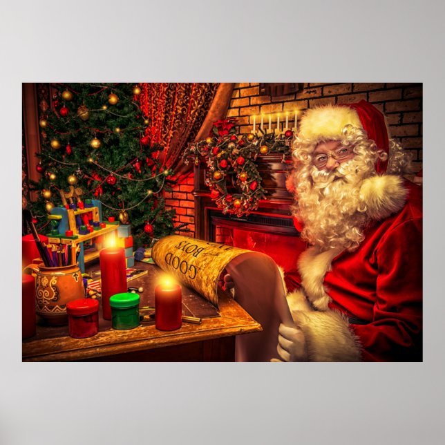Póster Santa Claus 4 (Frente)