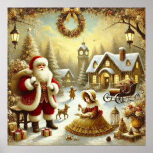 Póster Santa Claus de Victoria