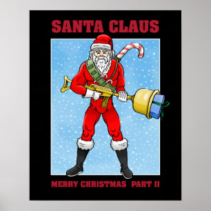 Póster Santa Claus Feliz Navidad Parte 2