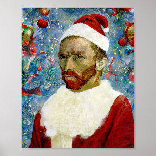 Póster Santa Claus, Van Gogh