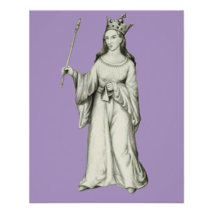 Póster Santa Crida hija del rey celta