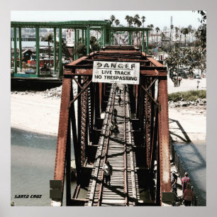Póster Santa Cruz California lost boys bridge