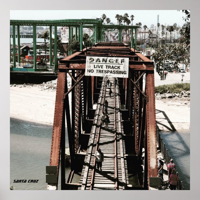 Póster Santa Cruz California lost boys bridge (Frente)