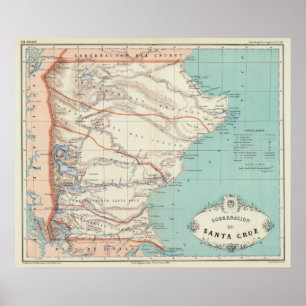 Póster Santa Cruz, la Argentina