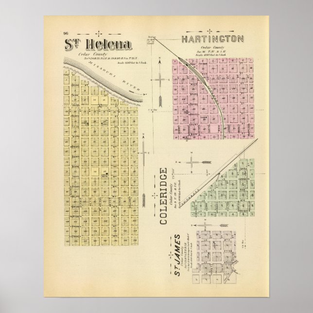 Póster Santa Elena, Nebraska (Frente)