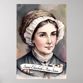 Póster Santa Elizabeth Ann Seton