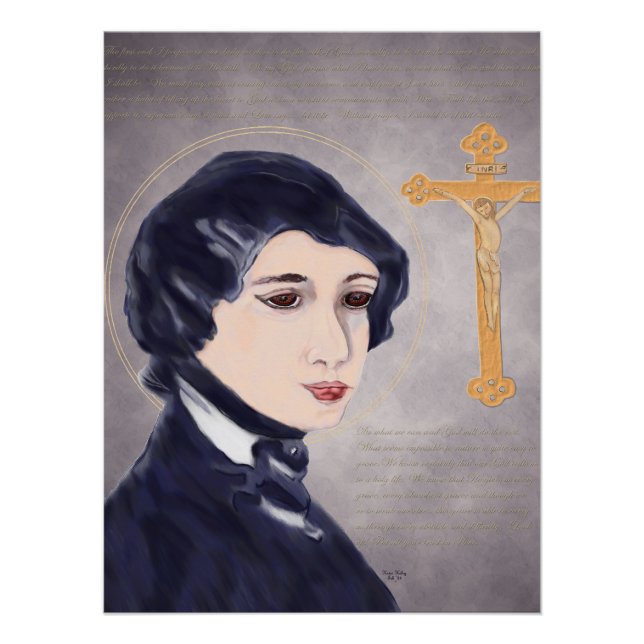 Póster Santa Elizabeth Ann Seton (Anverso)