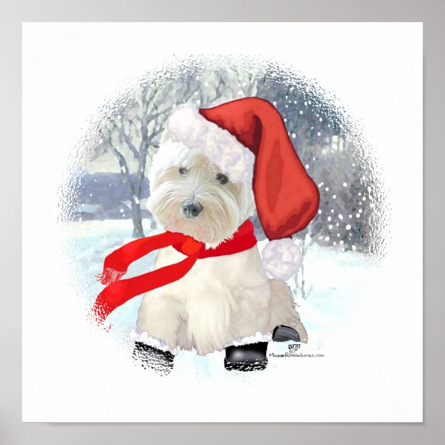 Póster Santa en Botas (Frente)