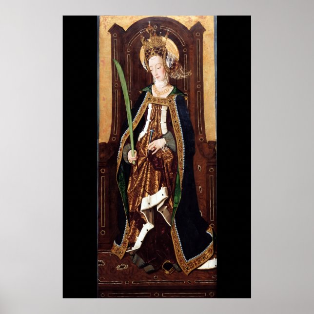 Póster SANTA ENGRATIA  Santa Engracia De Zaragoza (Frente)