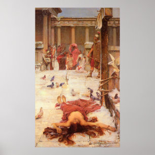 Póster Santa Eulalia por John William Waterhouse