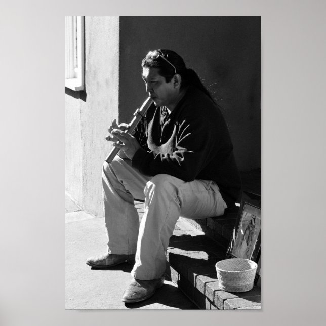 Póster Santa Fe Flutist (Frente)
