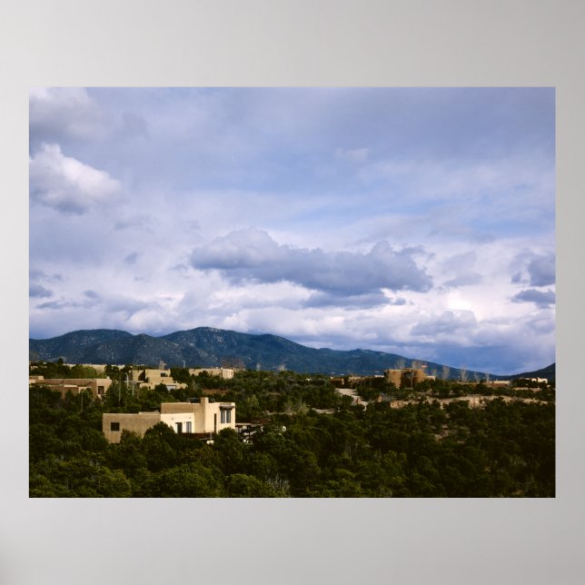 Póster Santa Fe, Nuevo México Poster Imprimir (Frente)