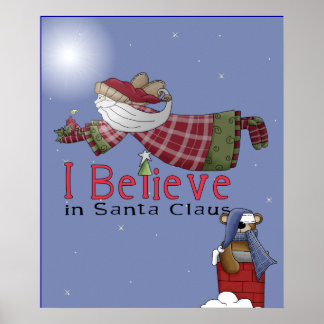 Póster Santa Flies