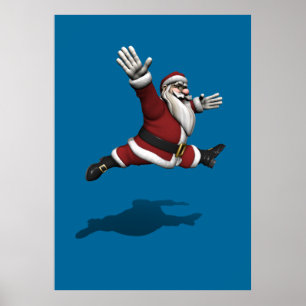 Póster Santa Grand Jete