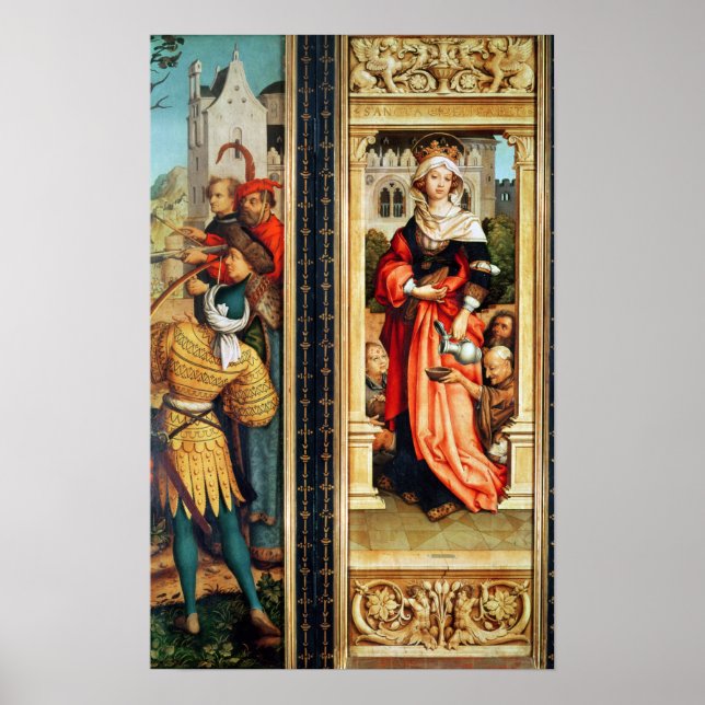 Póster Santa Isabel de Hungría (Frente)
