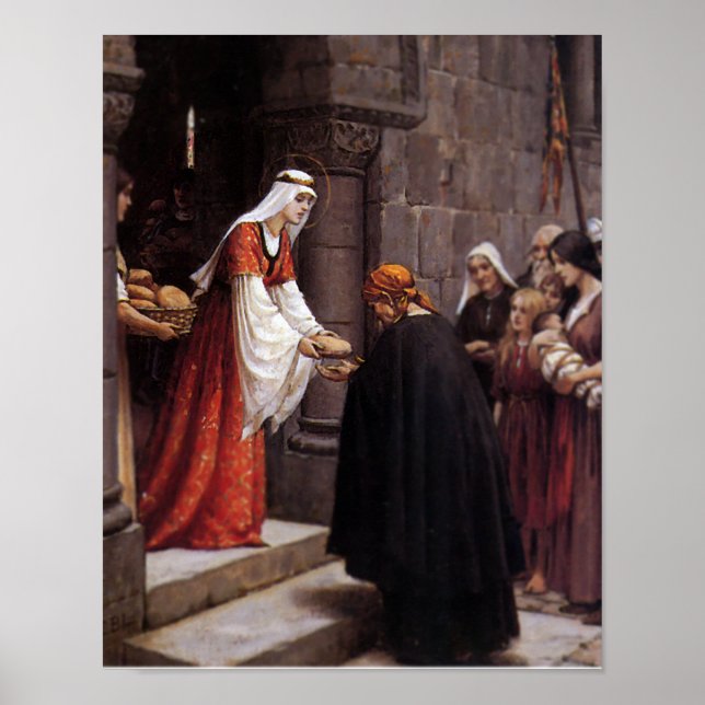 Póster Santa Isabel de Hungría (Frente)