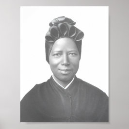 Póster Santa Josefina Bakhita