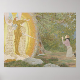 Póster Santa Juana de Arco por Louis-Maurice Boutet de Mo