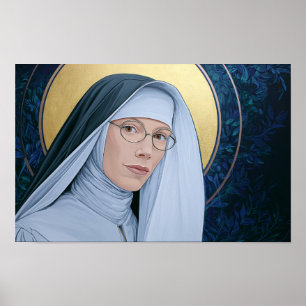 Póster Santa Katharine Drexel: Fe en Acción