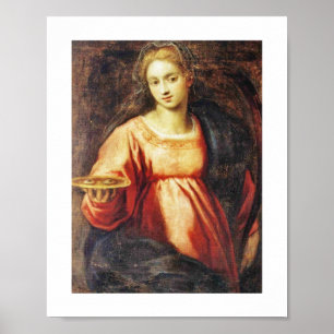 Póster Santa Lucía de Suecia