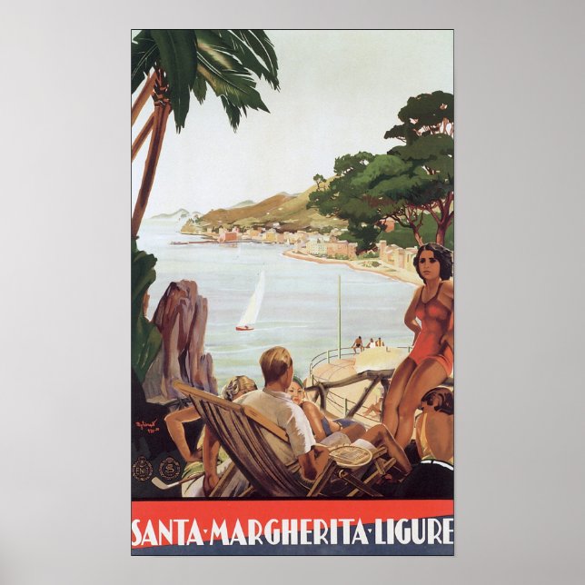 Póster Santa Margherita Ligure (Frente)